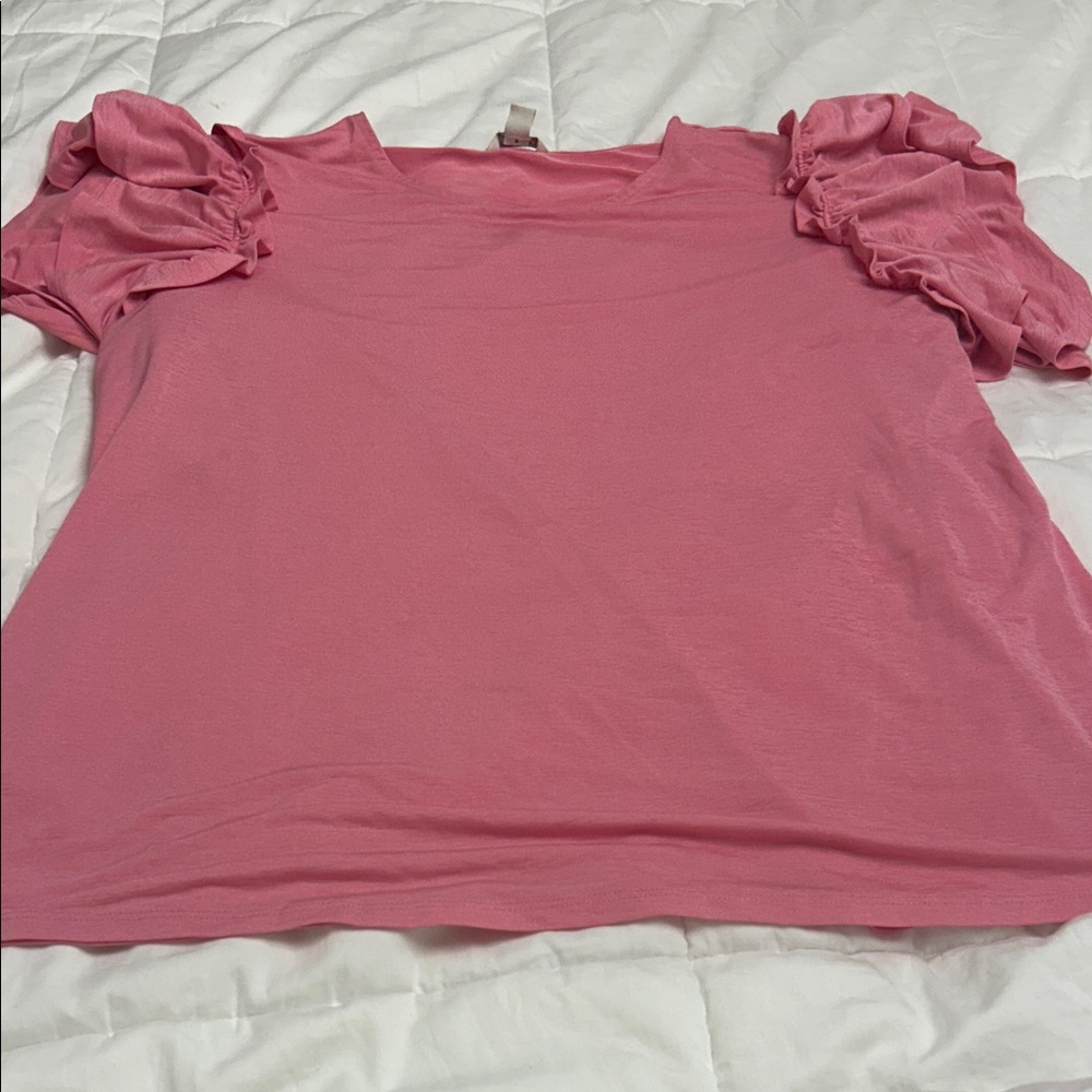 Cato Pink Puff Sleeve Blouse 💥